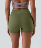 Short de yoga SoftlyZero™ Airy 8,8 cm taille haute poches latérales uni effet frais InstantCool