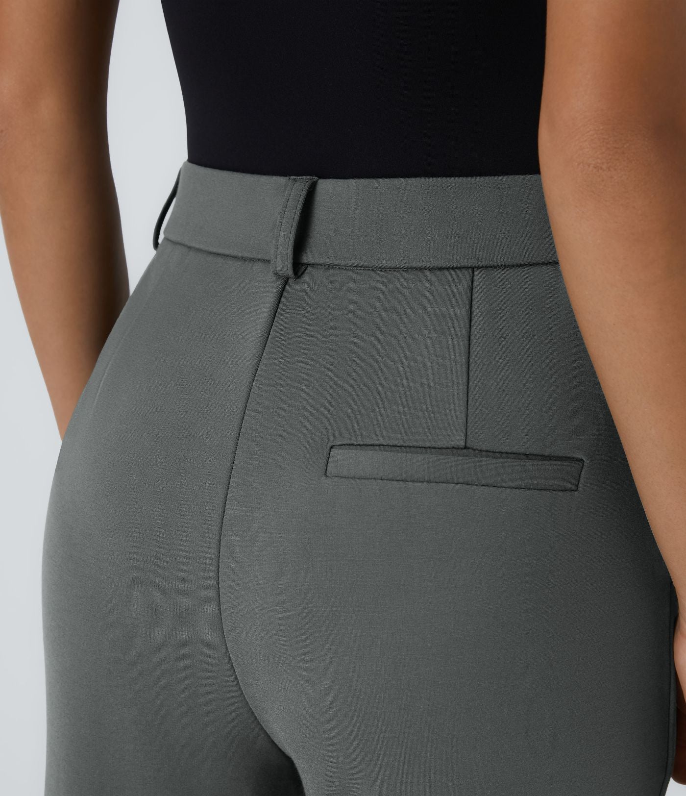 Pantalon de travail coupe droite zippé taille haute Halara Flex™ avec poches