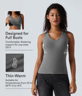 Débardeur chaud col V push-up - Bonnets E-G