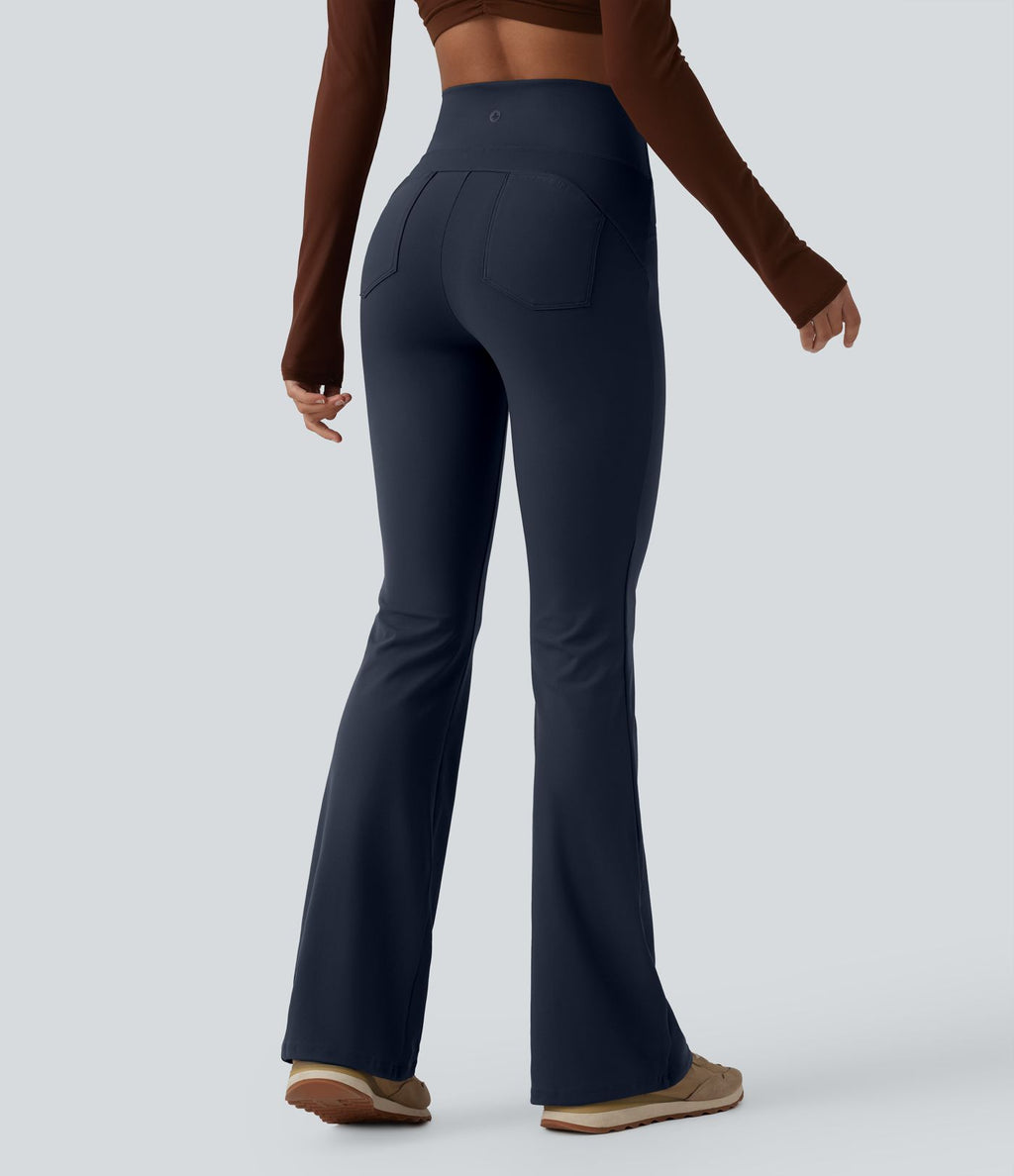 Legging de yoga bootcut DayStretch gainant taille haute avec poches