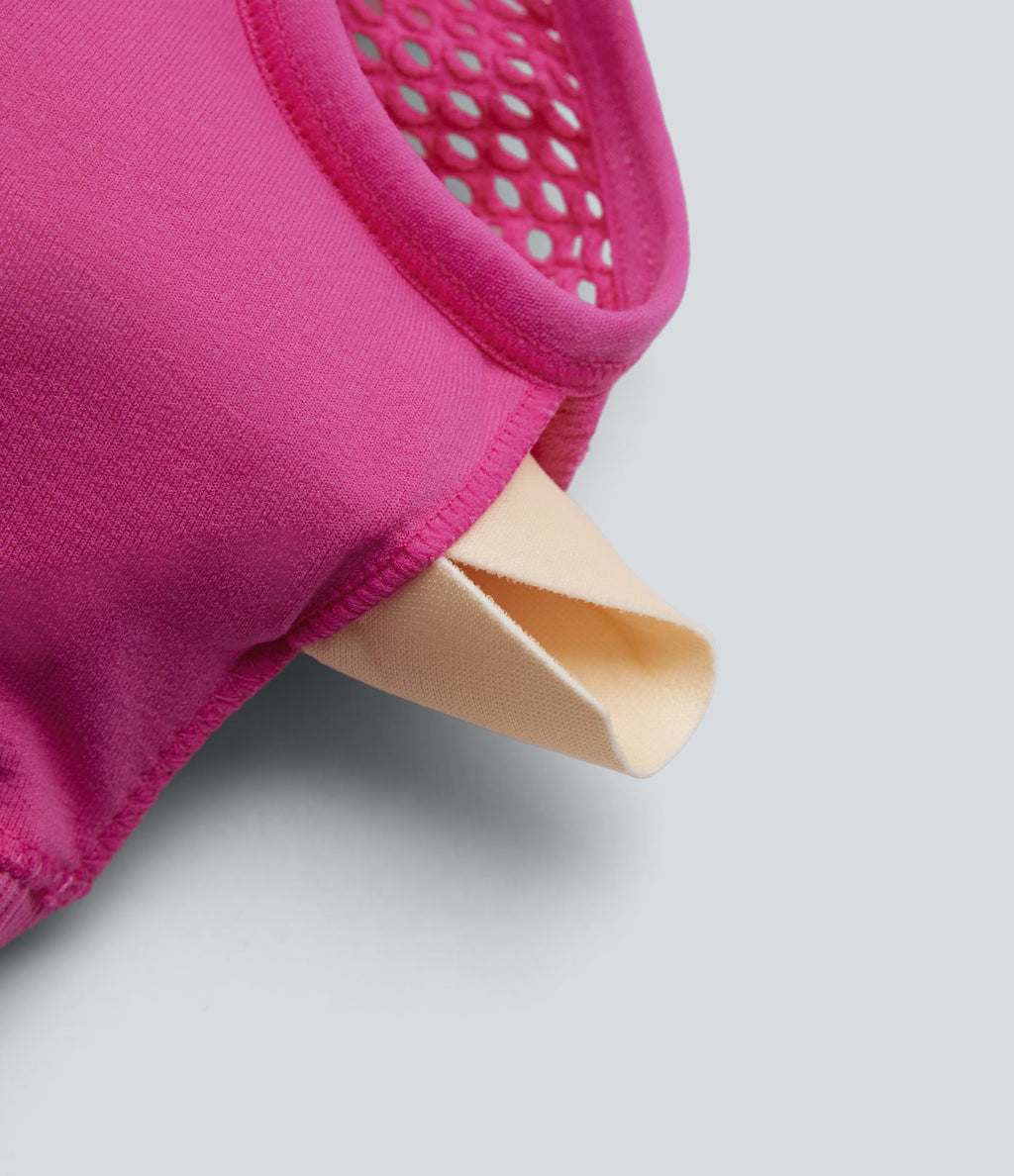 Brassière de sport OneForm Seamless Flow sans couture à col V, maintien léger, pour le yoga