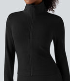 OneForm Seamless Flow Veste yoga chaude zippée à manches longues
