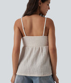 Débardeur col V avec brassière intégrée