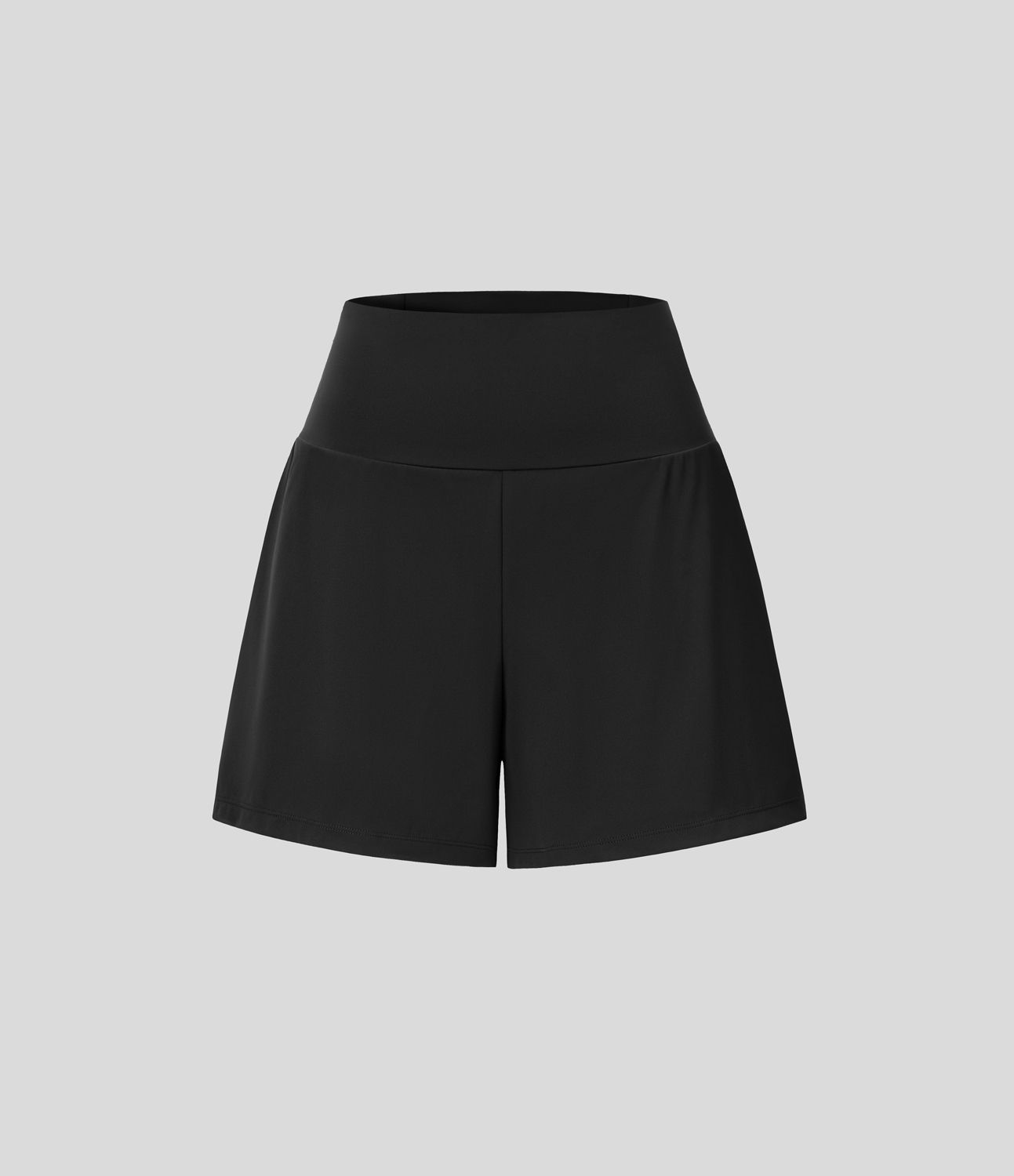 Short yoga 2-en-1 SoftlyZero™ Airy effet frais InstantCool taille très haute 12,5 cm avec poches, longueur allongée