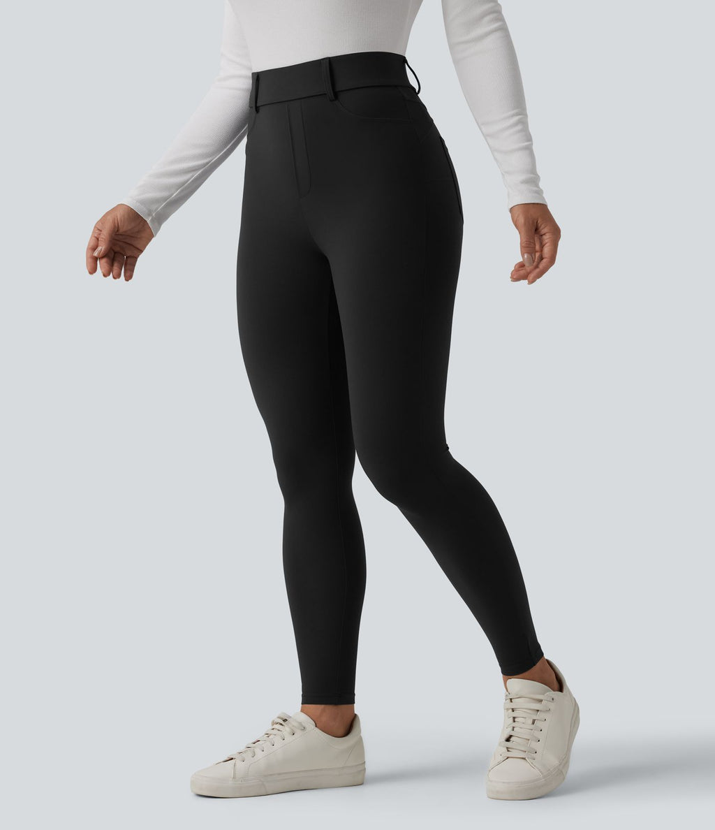 Legging décontracté 7/8 Halara UltraSculpt™ taille haute avec poches