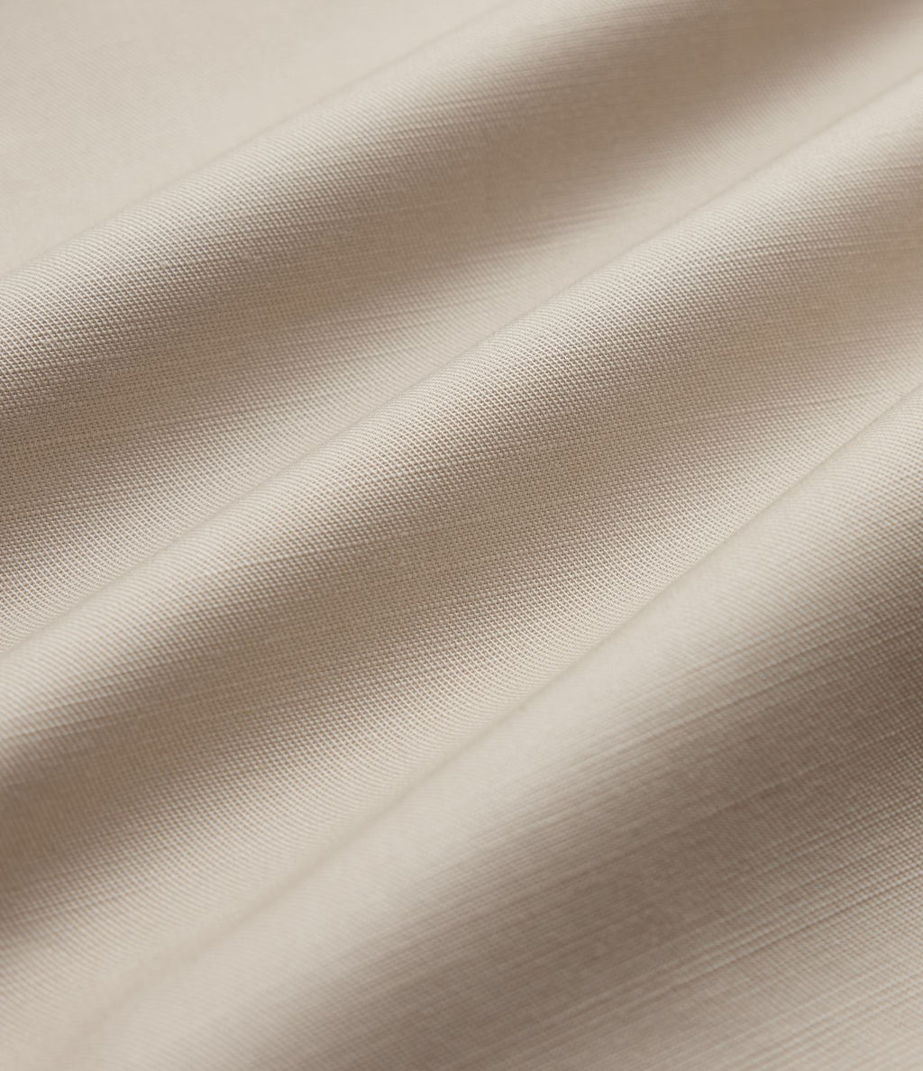 Pantalon ample décontracté en lyocell et lin mélangé, taille mi-haute, plissé, avec poches