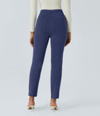 Pantalon tailleur ajusté taille haute Halara Flex™ avec poches