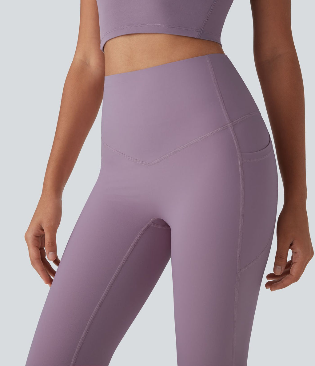Legging de yoga Halara UltraSculpt™ gainant taille haute effet frais InstantCool et séchage rapide avec poches, protection solaire UPF50+