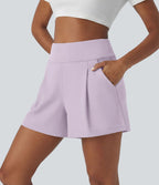 Short de travail large taille haute DayStretch avec poches