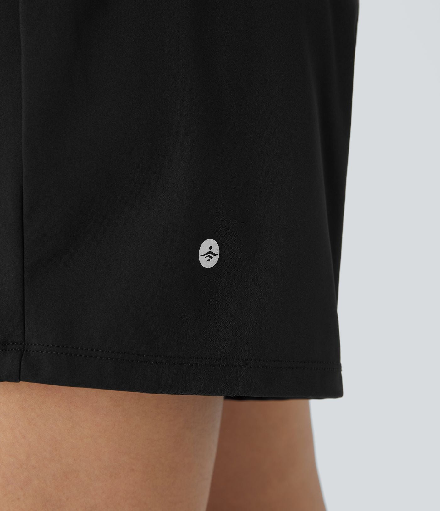 Short yoga 2-en-1 SoftlyZero™ Airy effet frais InstantCool taille très haute 12,5 cm avec poches, longueur allongée