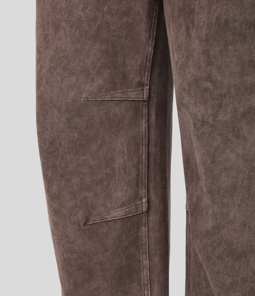 Halara Flex™ Jeans Causal Fuselés à Taille Mi-haute avec Plusieurs Poches en Tricot Extensible Coloré