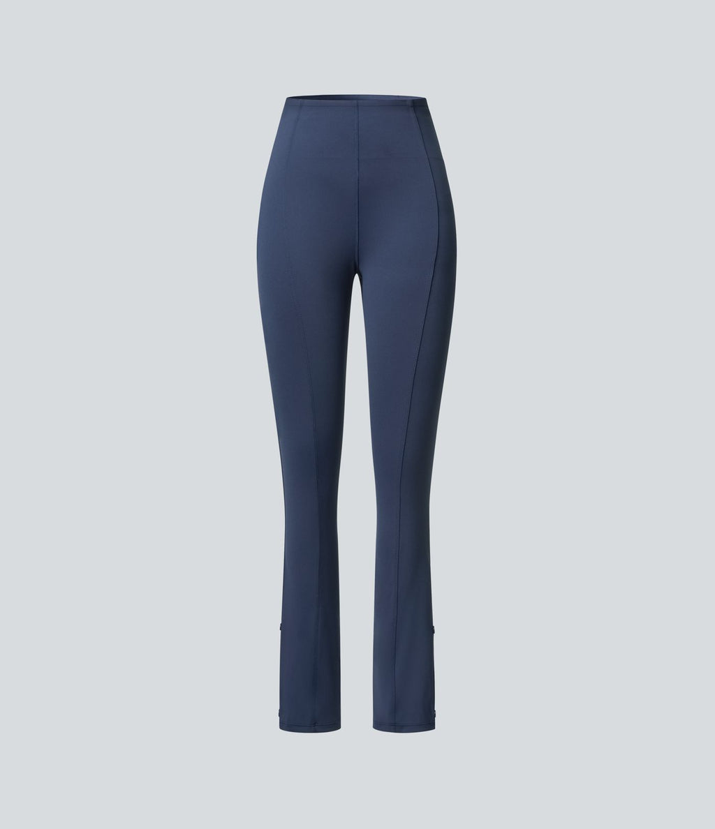 Pantalon de travail 7/8 gainant taille haute avec ourlet ajustable Halara Flex™