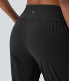 Short décontracté taille haute avec poches latérales