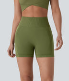 Short cycliste yoga 10 cm taille haute sans couture OneForm Seamless Flow