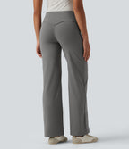 Pantalon bootcut décontracté DayStretch gainant taille haute avec poches