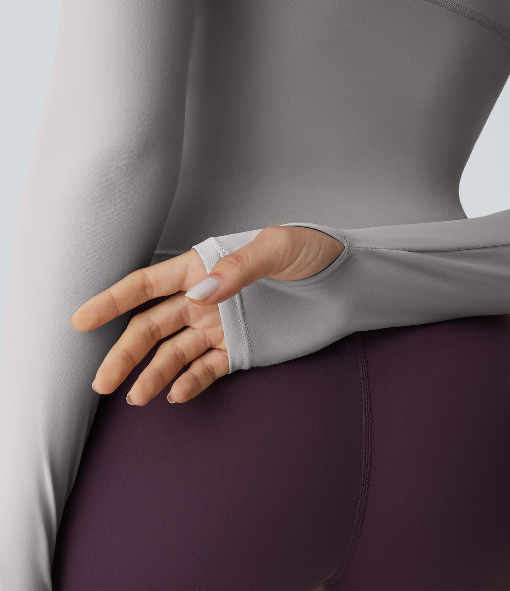 Top Sport Yoga Uni Trous pour les Pouce