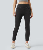 Legging 7/8 denim Halara Flex™ SoCinched gainant effet push-up taille haute avec poches
