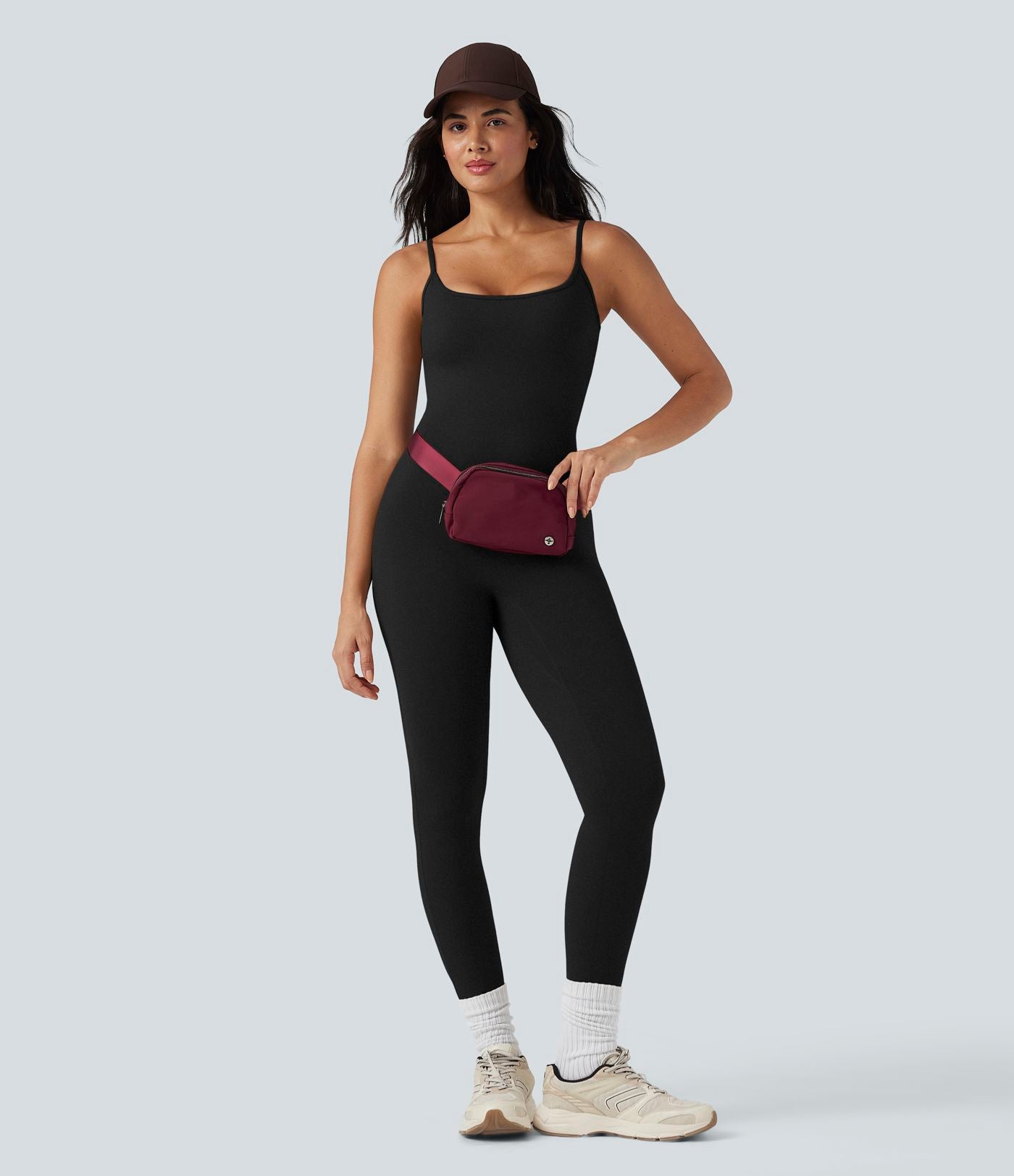 Combinaison de yoga SoftlyZero™ Airy col U effet frais InstantCool, accès facile Easy Peasy, protection solaire UPF50+