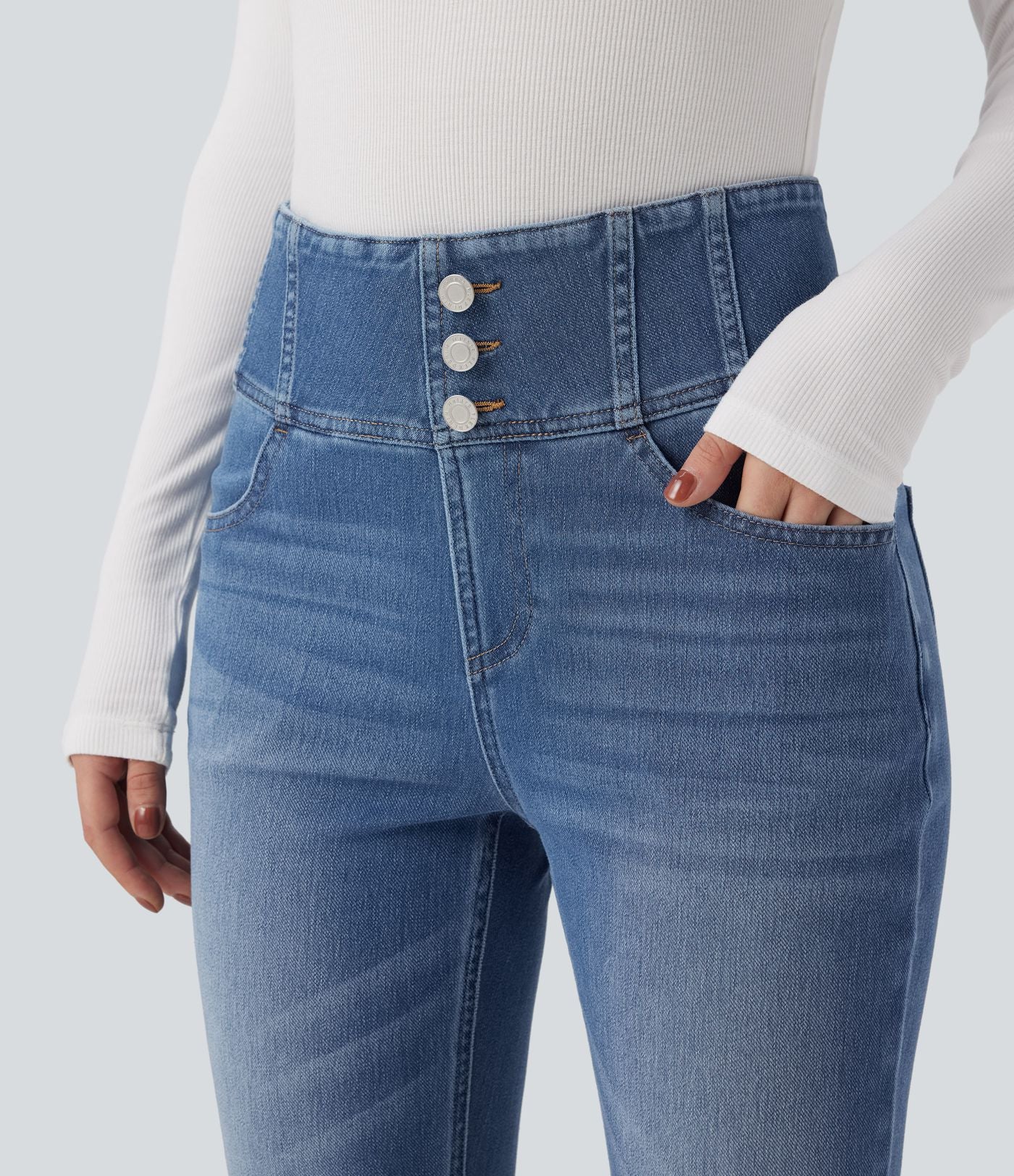 Jean skinny Halara Flex™ taille haute avec poches