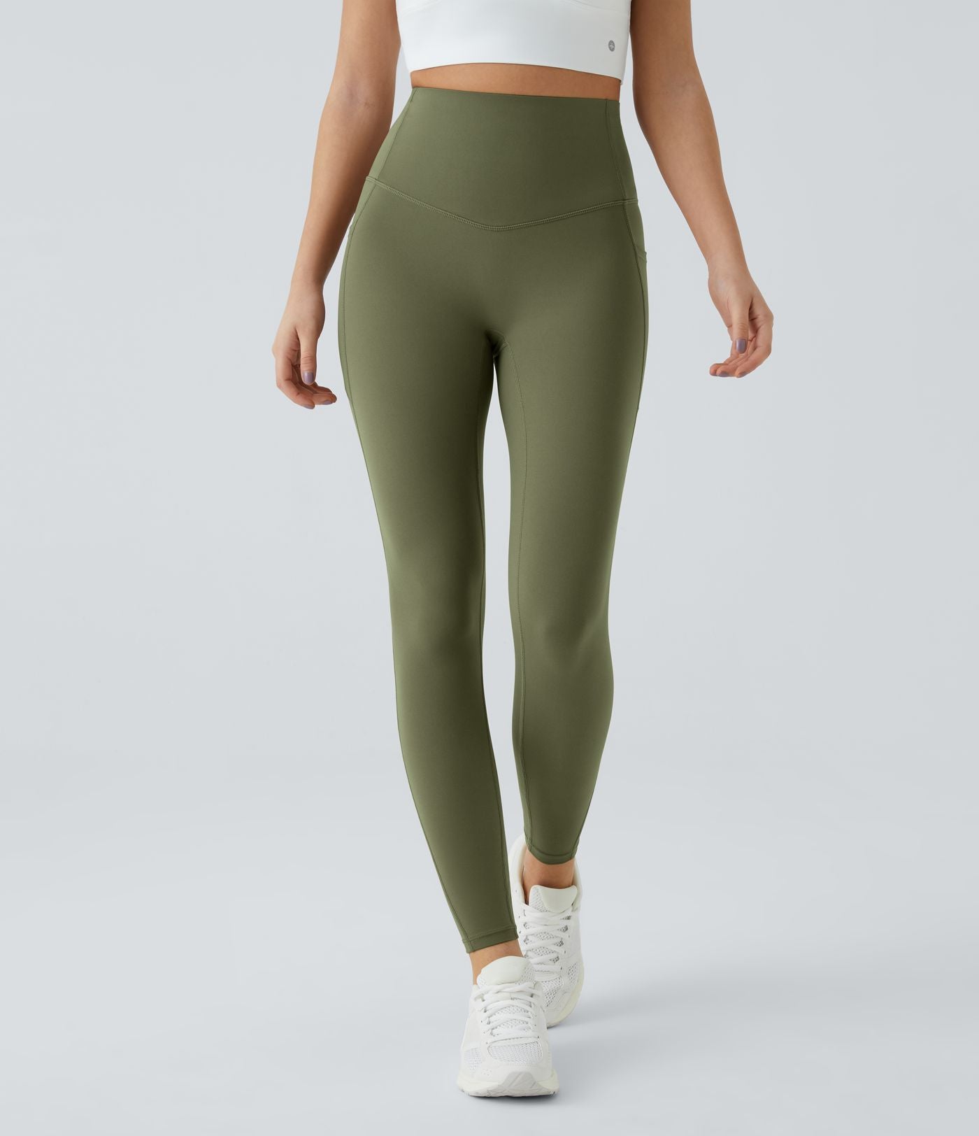 Legging d'entraînement gainant taille haute avec poches Halara UltraSculpt™