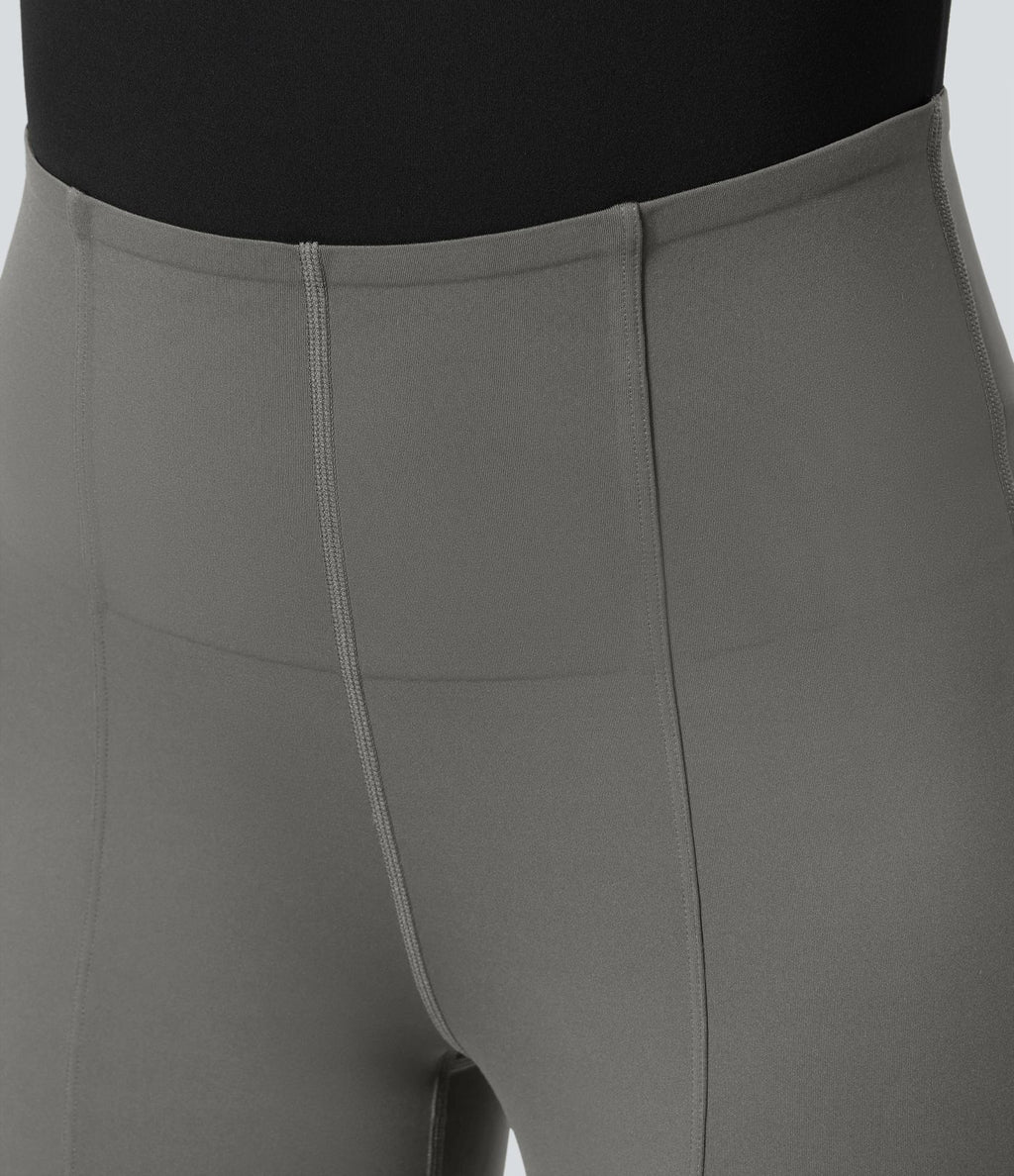 Pantalon de travail 7/8 gainant taille haute avec ourlet ajustable Halara Flex™