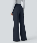 Pantalon tailleur évasé taille haute Halara Flex™ DayStretch avec poches