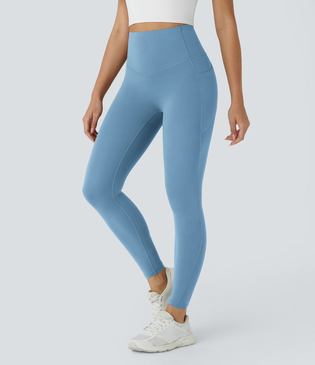 Legging d'entraînement gainant galbant taille haute avec poches Halara UltraSculpt™