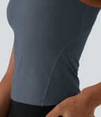 Softlyzero™ Plush Top Débardeur Uni Col en V Soutien-Gorge Intégré