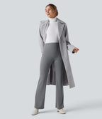 Halara Flex™ Pantalon tailleur évasé à rayures taille haute avec poches