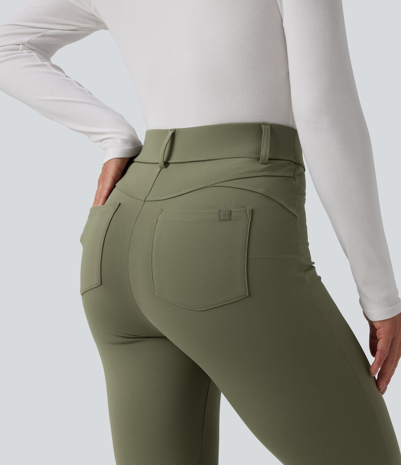 Legging thermique SoftlyZero™ Plush 7/8 taille haute avec poches