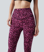 Legging de yoga gainant taille haute imprimé léopard avec poches Halara UltraSculpt™