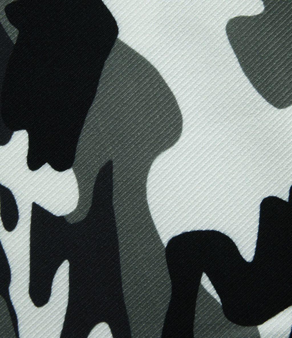 Pantalon cargo large décontracté camouflage taille mi-haute avec cordon de serrage et poches