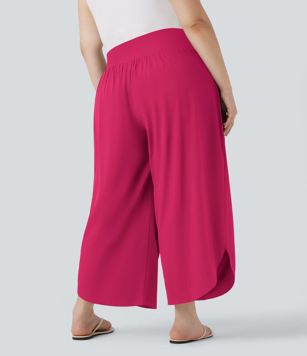 Pantalon tailleur gainant taille haute avec poches Halara Flex™