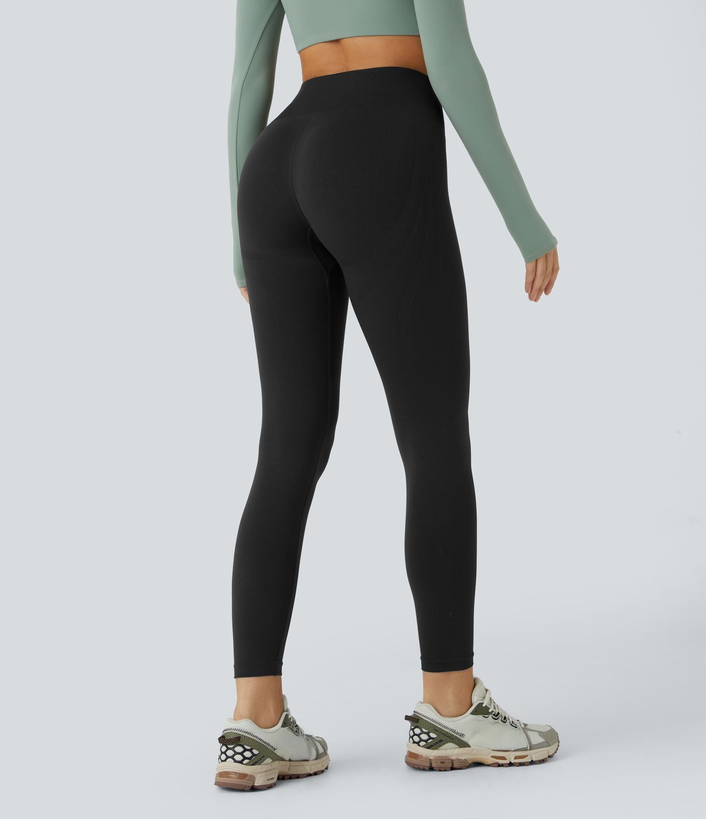 Legging yoga gainant effet push-up taille moyenne sans couture OneForm Seamless Flow