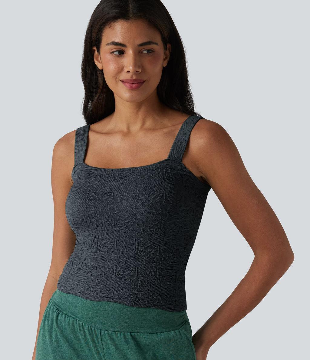 Débardeur de yoga OneForm Seamless Flow col carré soutien-gorge intégré