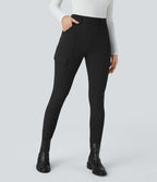 Pantalon cargo ajusté tailleur taille haute Halara Flex™ DayStretch avec poches