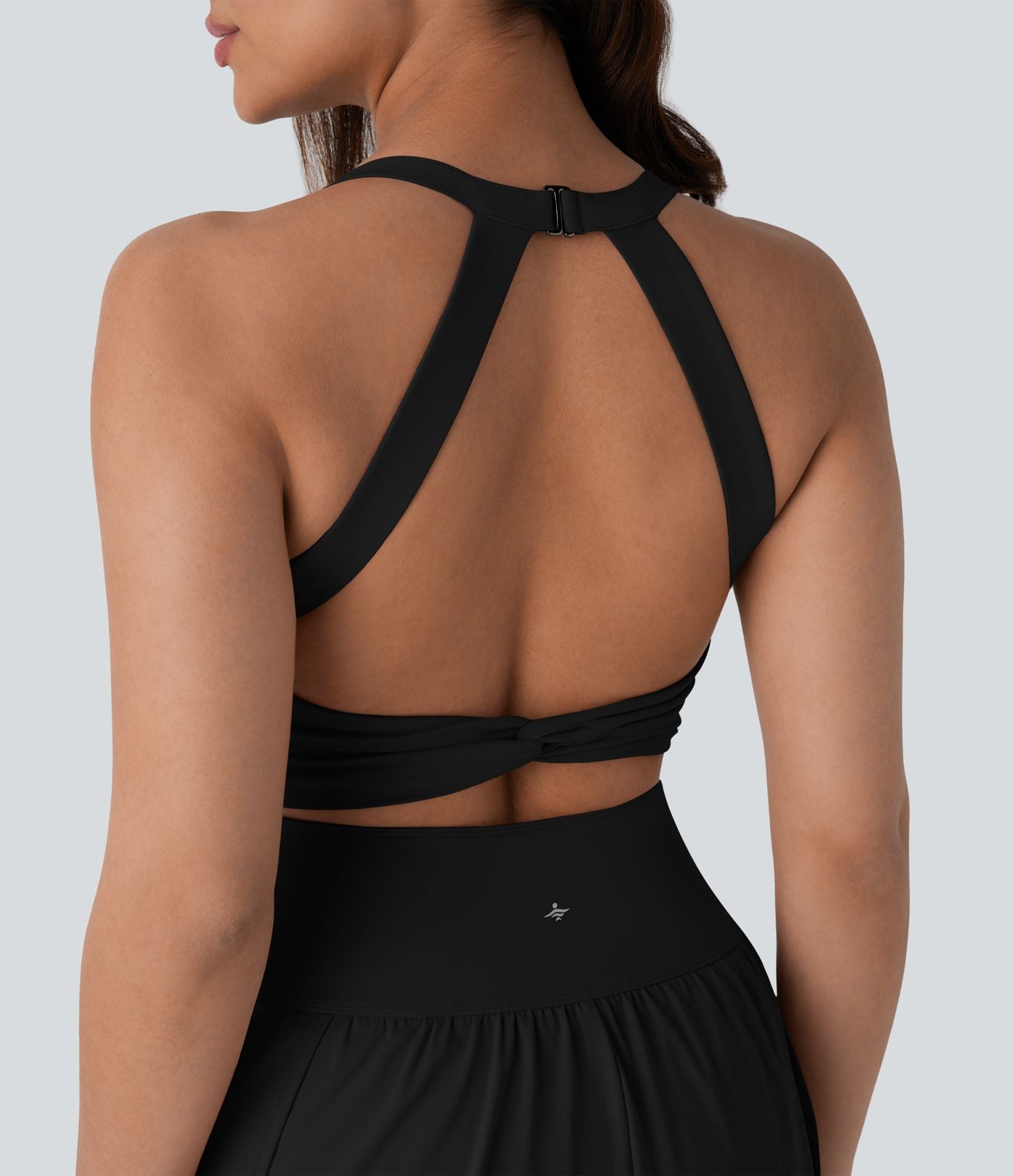 Combinaison-pantalon de yoga 2-en-1 gainante à séchage rapide avec poches SoftlyZero™