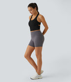 Softlyzero™ Plush Plus Débardeur Yoga Crop à Col U Plongeant Dos Nu Dos Nageur Découpé - UPF50+