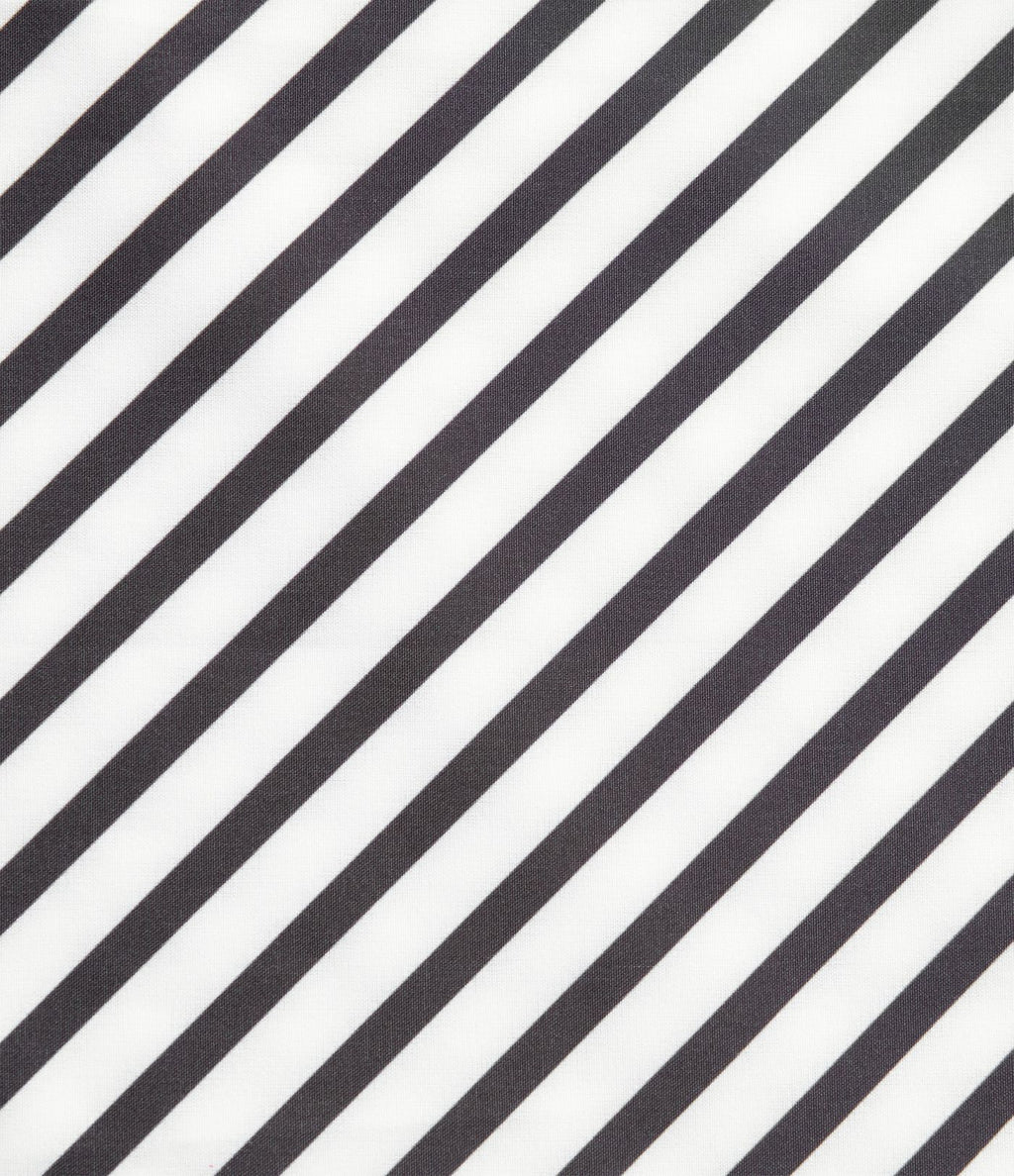 Jupe longue fluide casual à rayures taille haute avec poches