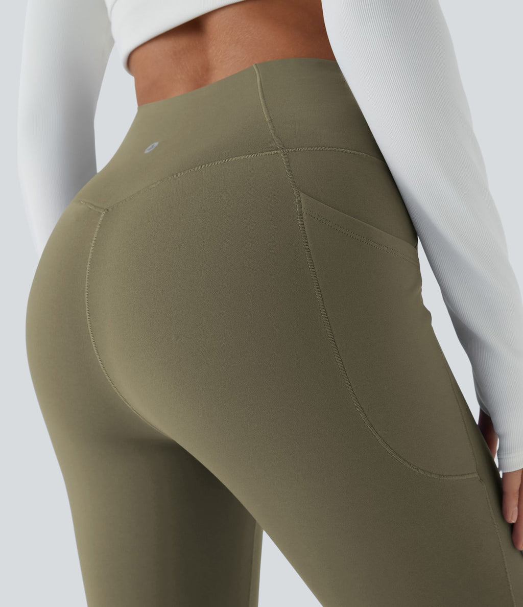 Legging thermique 7/8 Softlyzero™ taille haute coupe ajustée avec poches latérales