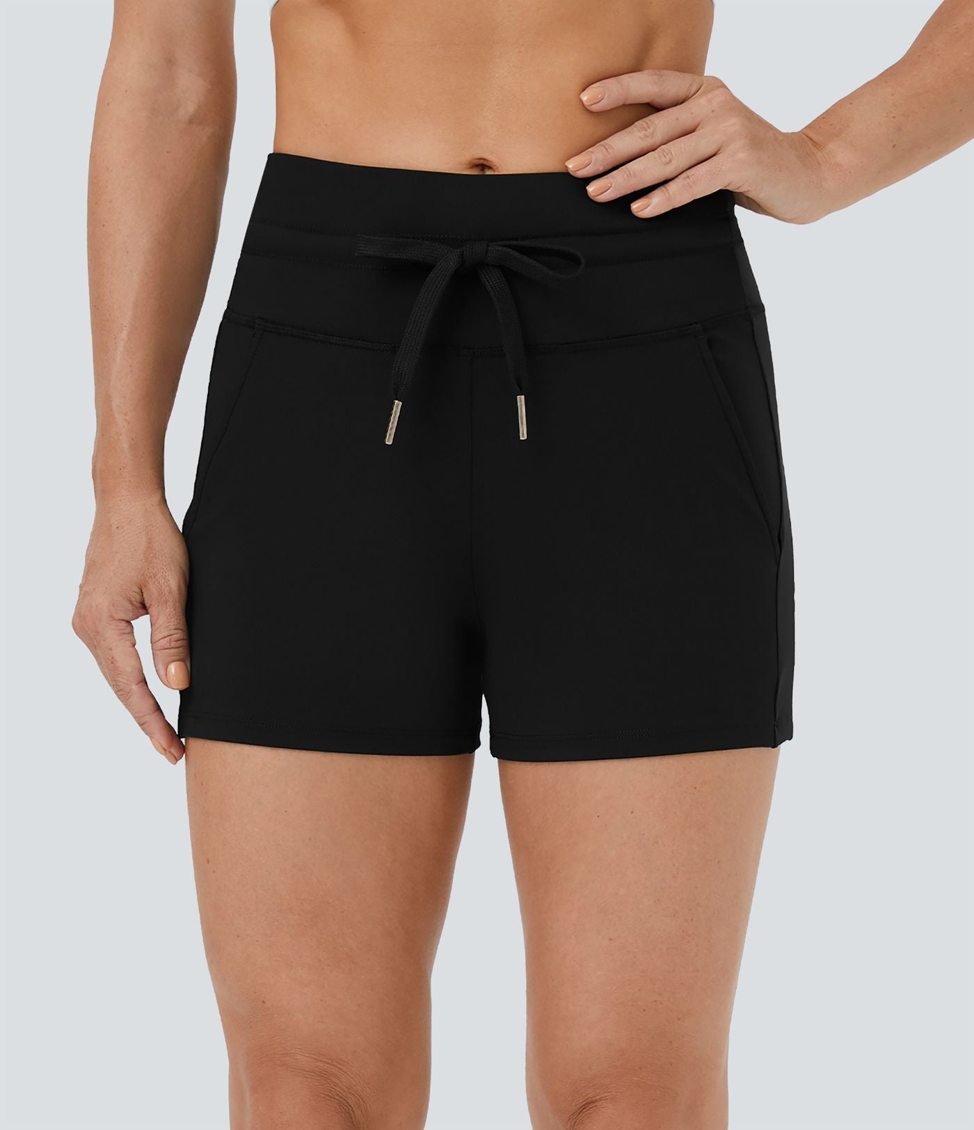 Short uni SoftlyZero™ Airy 7,5 cm à effet frais InstantCool avec taille haute à cordon et poches latérales, protection solaire UPF50+