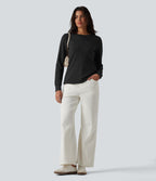 Sweat-shirt décontracté SpacerTek™ col rond manches longues