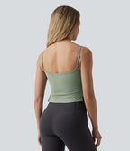 Débardeur de yoga dos ouvert avec fentes et bretelles ajustables SoftlyZero™ Plush