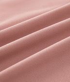 Sweat décontracté en tissu gaufré avec col en V et épaules tombantes