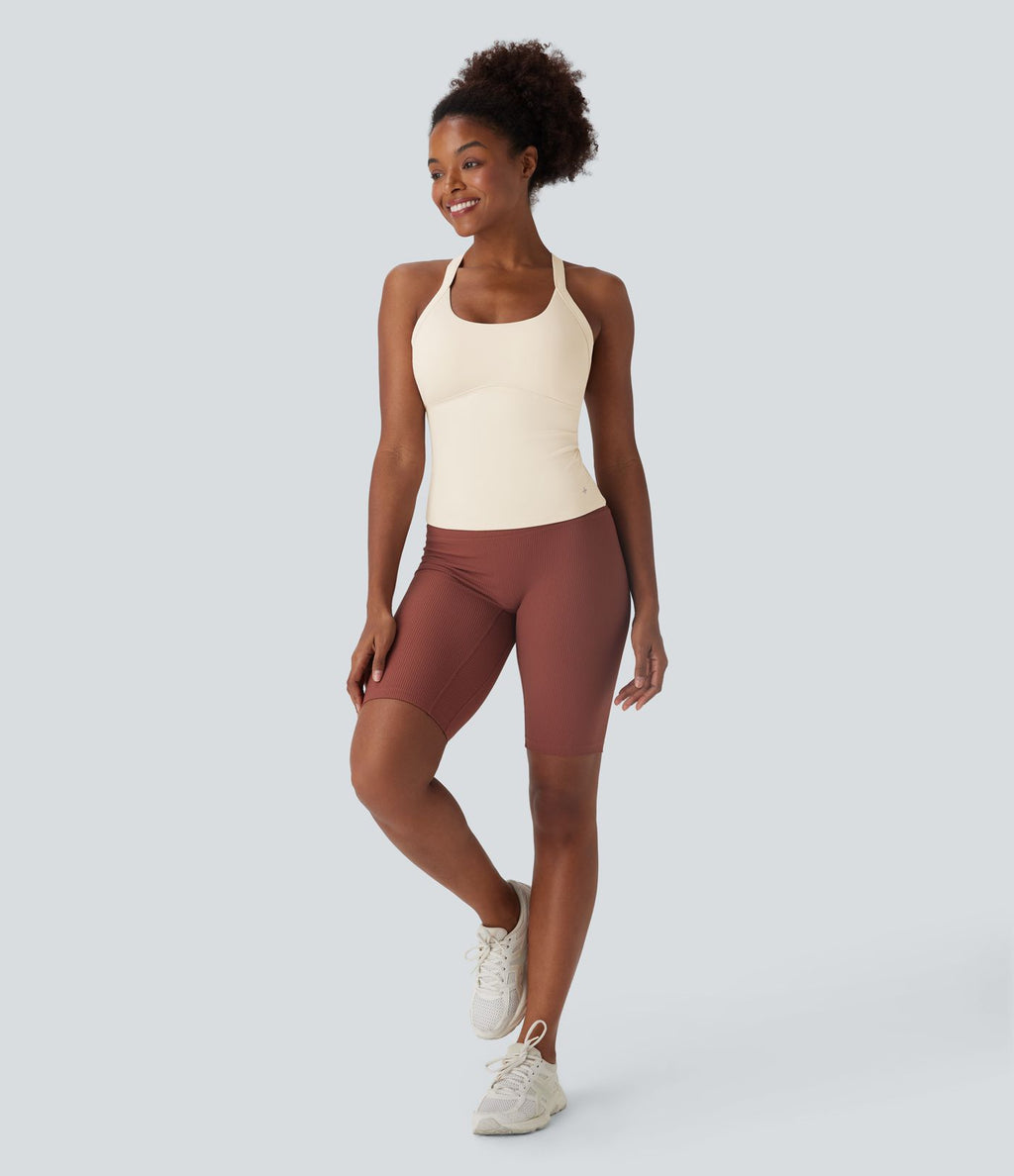 Débardeur yoga SoftlyZero™ Plush à découpes A-D