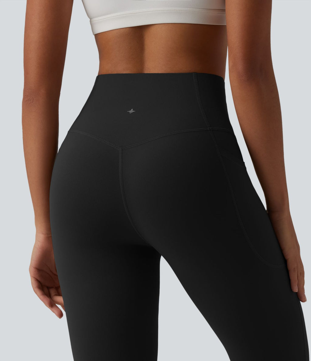 Halara UltraSculpt™ Legging de yoga évasé gainant taille haute avec poches