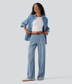 Jean large Halara Flex™ taille mi-haute avec poches