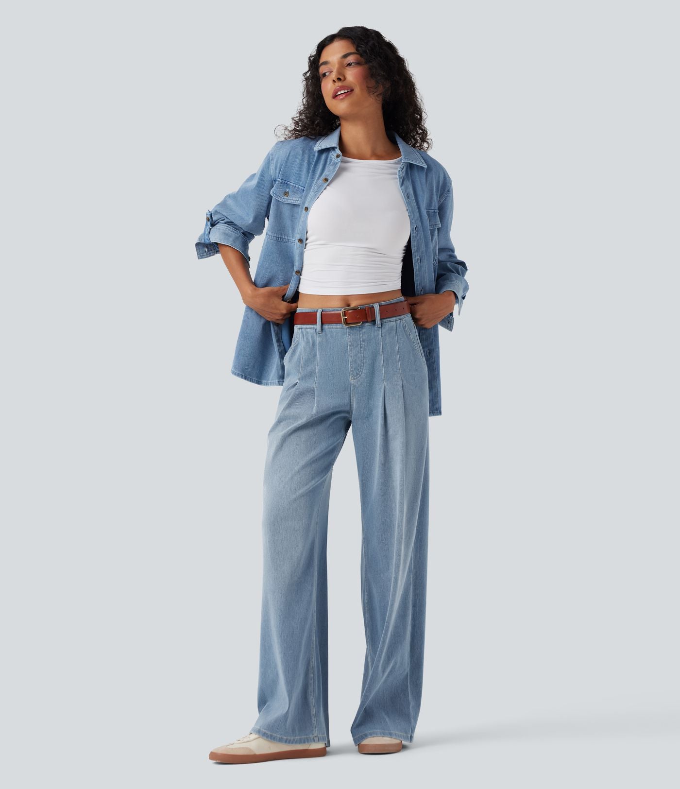 Jean large Halara Flex™ taille mi-haute avec poches