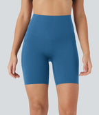 Short cycliste 17,5 cm d'entraînement gainant galbant taille haute avec poches Halara UltraSculpt™
