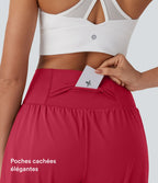 Short de yoga SoftlyZero™ Airy 2-en-1 taille très haute avec poches et effet frais InstantCool 17,5 cm